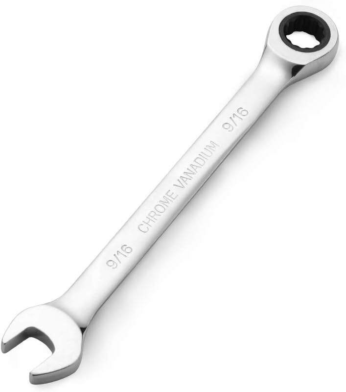 FLZOSPER 6-32mm Metric Ratchet Wrench,Box End Head 72-Tooth Ratcheting Combination Wrench Spanner (9/16 in.) - Image 1